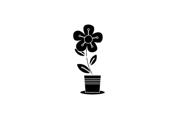 Floral Artistic Collection Silhouette