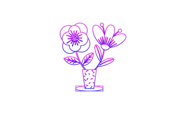 Floral Background Graphic Design Icons
