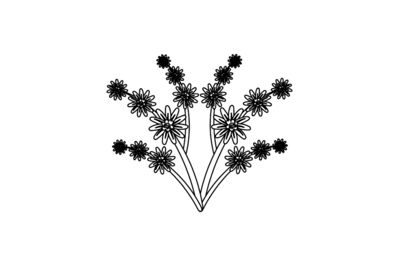 Floral Bouquet Graphic Design Vectors