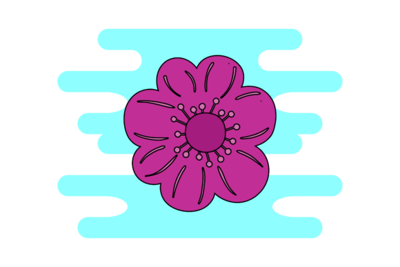 Floral Design Background Cute Clipart