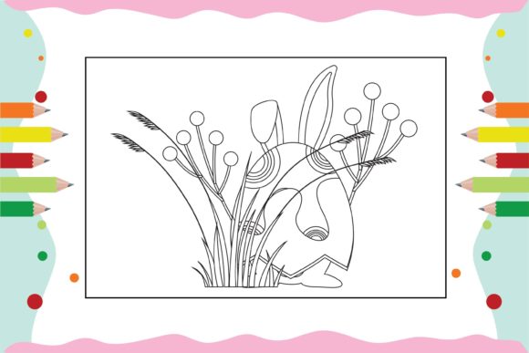 Floral Egg Coloring Pages for Kid 11