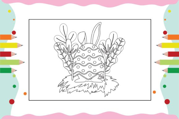 Floral Egg Coloring Pages for Kid 17