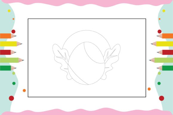 Floral Egg Coloring Pages for Kid 2