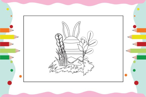 Floral Egg Coloring Pages for Kid 6