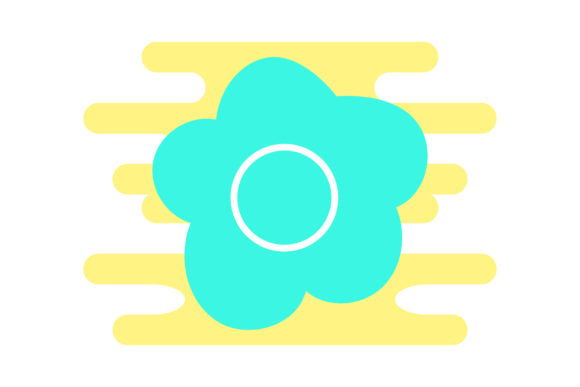 Floral Flat Illustration Cute Clipart