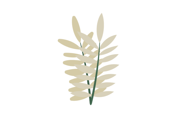 Floral Leaf Flat Design