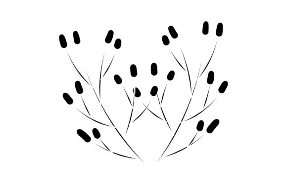 Floral Modern Vector Silhouette