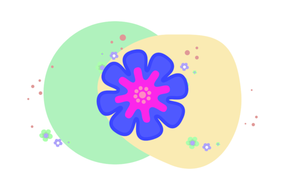 Floral Plant Flowers Abstract Style