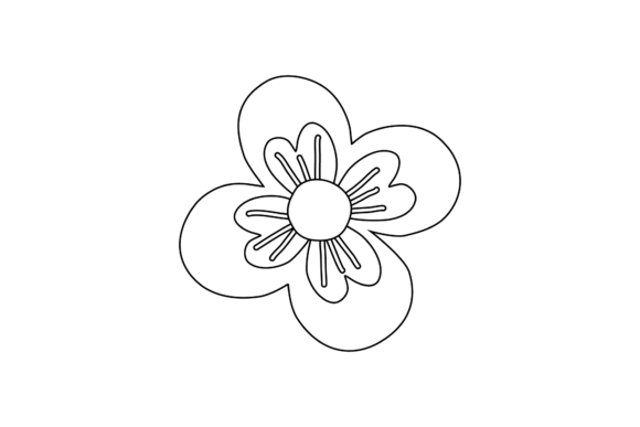 Floral Simple Collection Outline