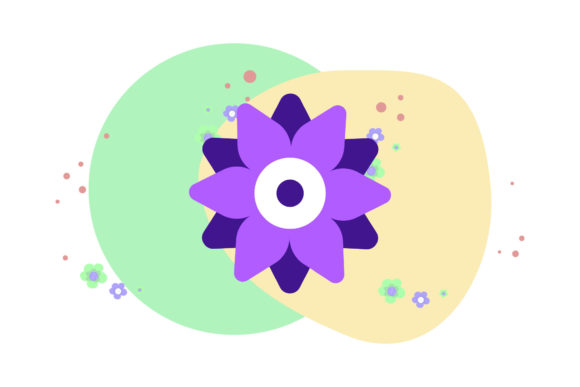 Floral Simple Flower Petals Abstract Art