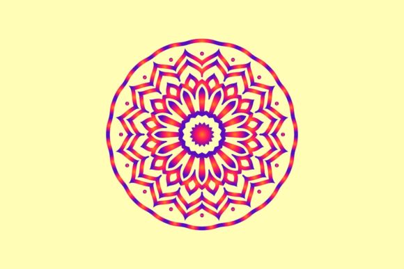 Mandala Indian Floral Design 19