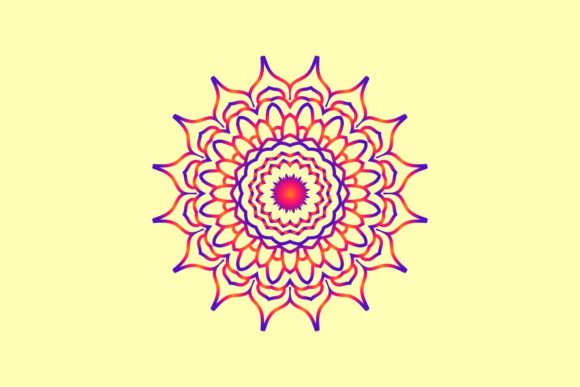 Mandala Indian Floral Design 39