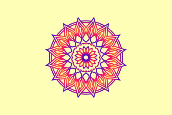 Mandala Indian Floral Design 4