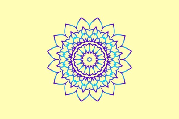 Mandala Indian Floral Design 45