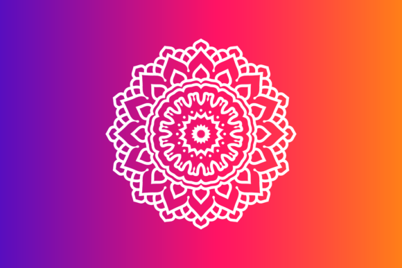 Mandala Indian Floral Design 8